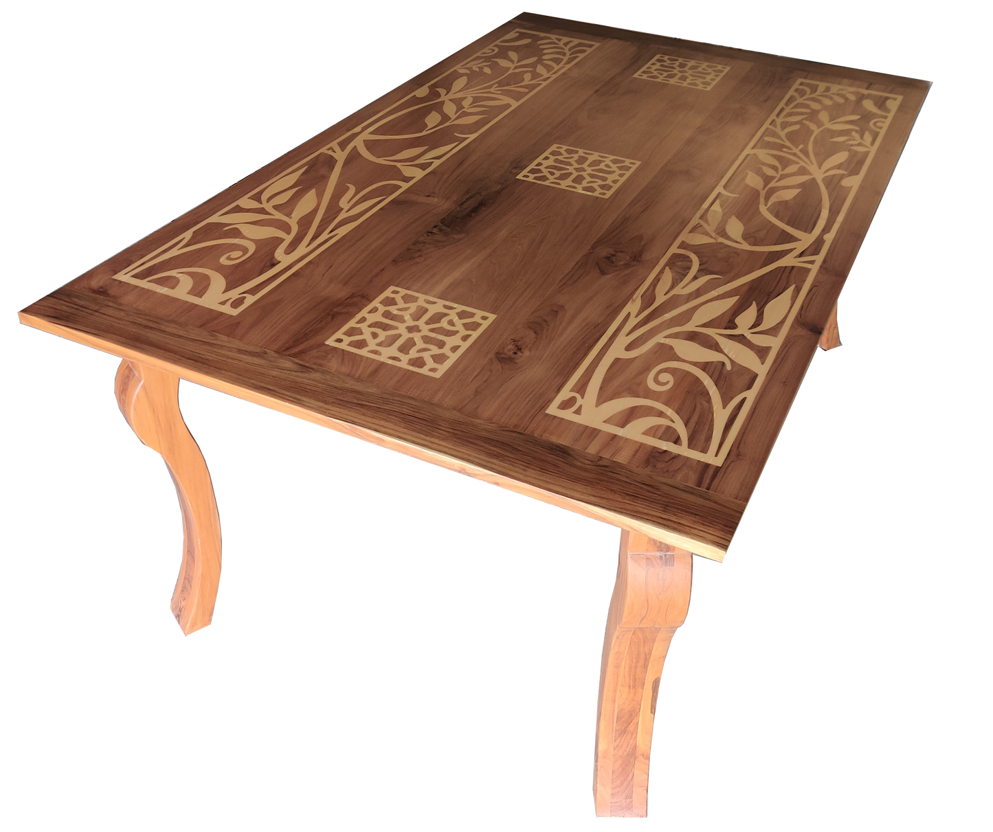 Inlay dining table